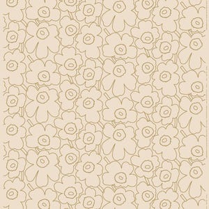 Marimekko Pieni Piirto Linen / Cotton fabric from Finland, sold by half yard, Finland