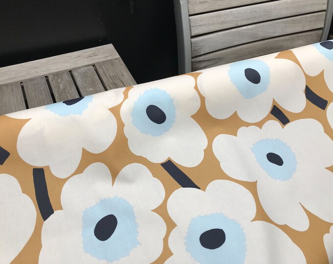 Marimekko Pieni Unikko Acrylic Coated Fabric by Half Yard Etsy