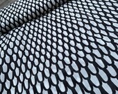 Marimekko Suomu 1 yard batist cotton for scarfs, blouses, curtains, etc. lovely from Finland, black and white