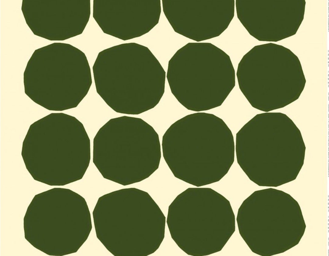 Marimekko Linen Green Kivet Fabric, From Finland, 1 Meter, 100% Linen,  Luxurious - Etsy Norway