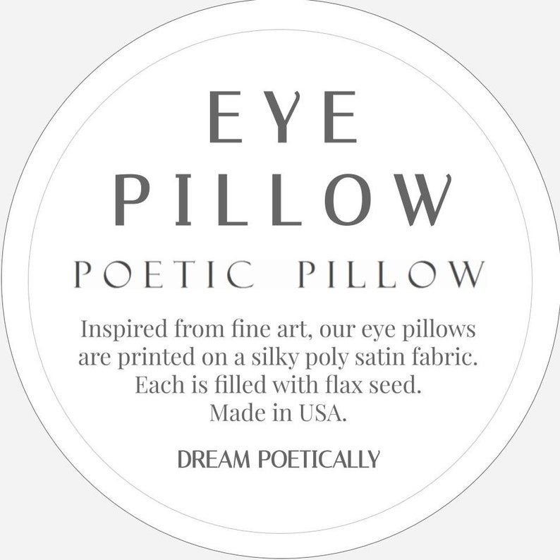 Pink Eye Pillow // Flax Seed Eye Pillow // Weighted Eye Pillow Etsy