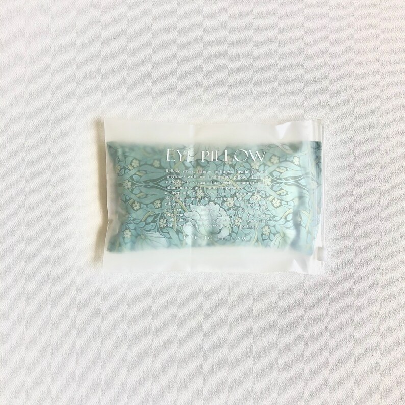 Unscented Eye Pillow. // Flax Seed Eye Pillow // Organic Eye Etsy