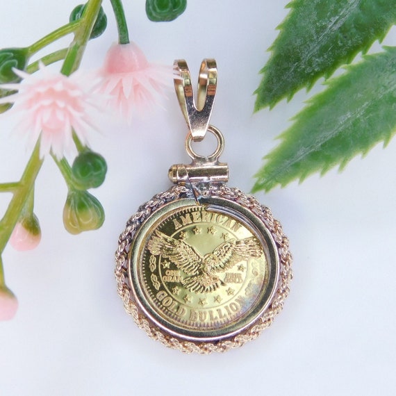 American gold bullion pendant sale