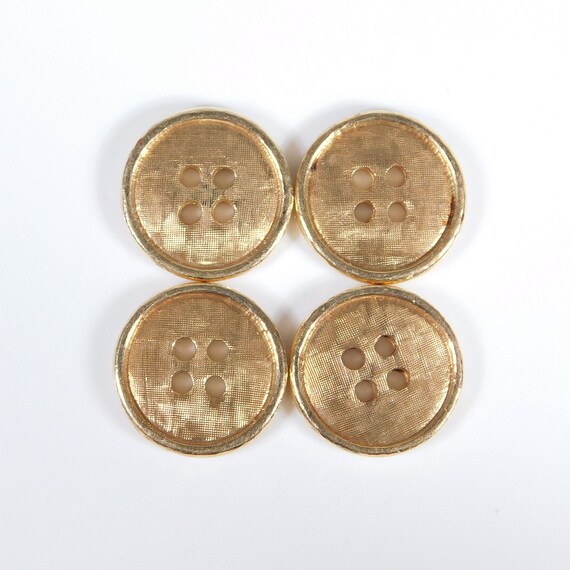 Vintage Small Gold Button 14K Gold - image 3