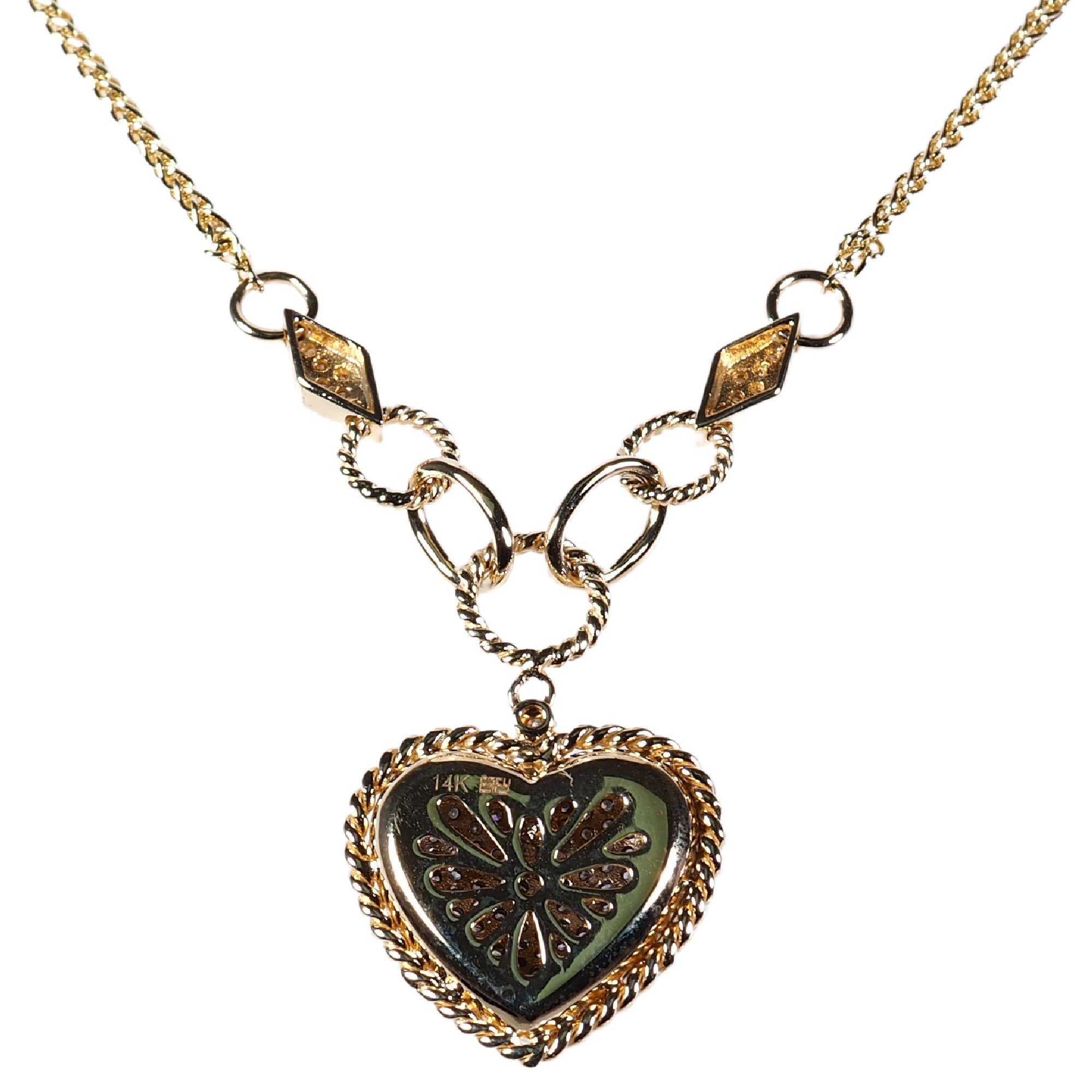 Paparazzi brass 2024 heart necklace