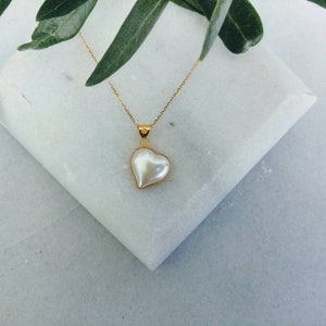 18 kt valentijnsparelhart, 18 kt geelgoud, Valentijnsdagaanbieding, parelhanger, goud en parel, Byzantijnse sieraden, liefdeshanger, parelhart
