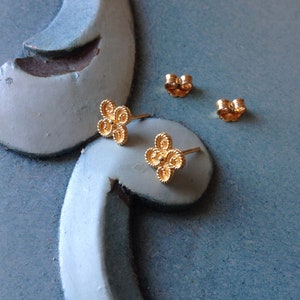 Handmade Silver Earrings-Ancient Earrings-925 Sterling Silver- 24K Gold Plated-Greek Handmade Art Rare Luxury