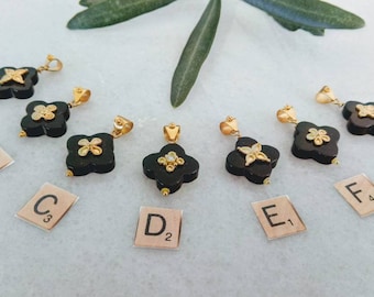 Solid gold k18 Handmade Byzantine Style Pendant. Precious  black onyx stone.K18 yellow gold.Greek jewelry.Pendant for Woman.Byzantine jewel