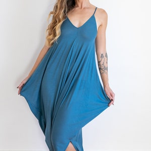 Anjali One Piece Yoga Jumpsuit in Slate Blue