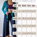 Ruched Waistband Wide Leg Gaucho Pants in Dark Teal main image 0