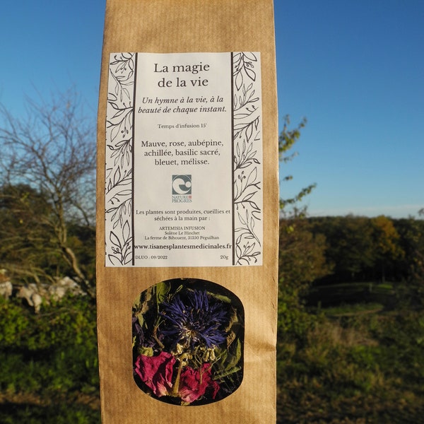 Tisane La magie de la vie infusion cadeau plaisir