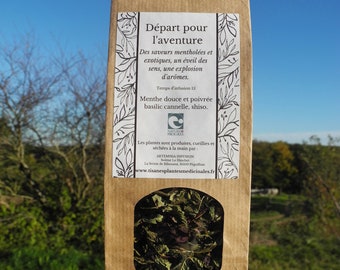 Tisane Départ pour l'aventure infusion plaisir