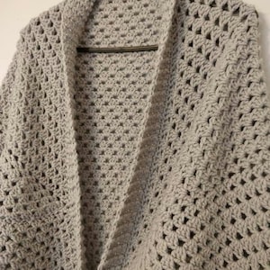 Crochet Cocoon Cardigan Crochet Granny Square Any colour