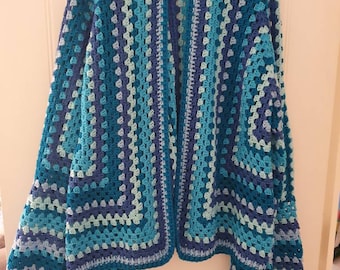 Crochet Cardigan Bell Sleeves Crochet Campfire Style Granny Square