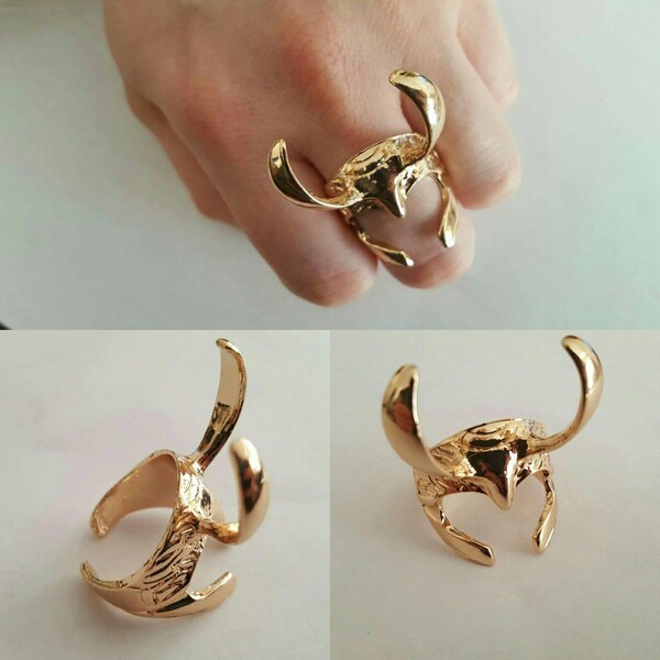Loki Helmet Ring Cosplay Fandom Marvel Jewellery Jewelry