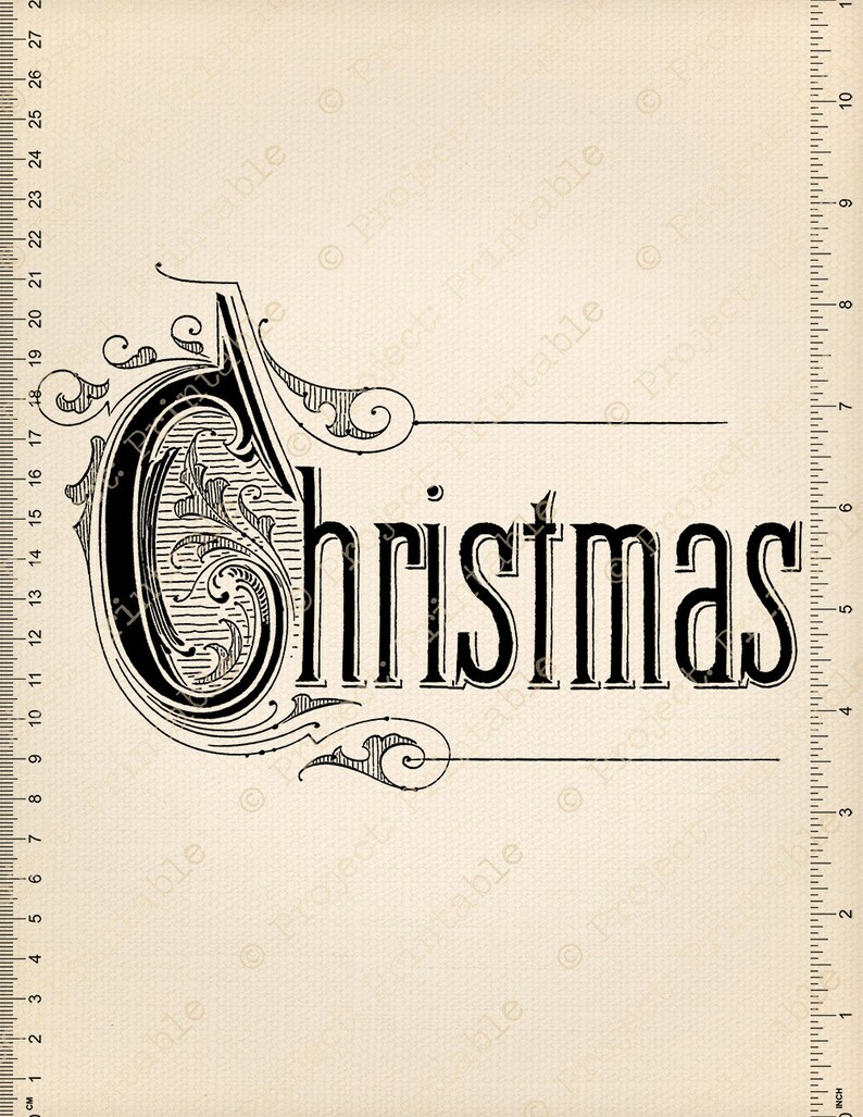 CHRISTMAS Instant Download Printable Fabric Image Transfer - Etsy