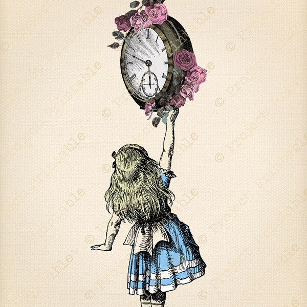 Alice in Wonderland Pocket Watch - Etsy