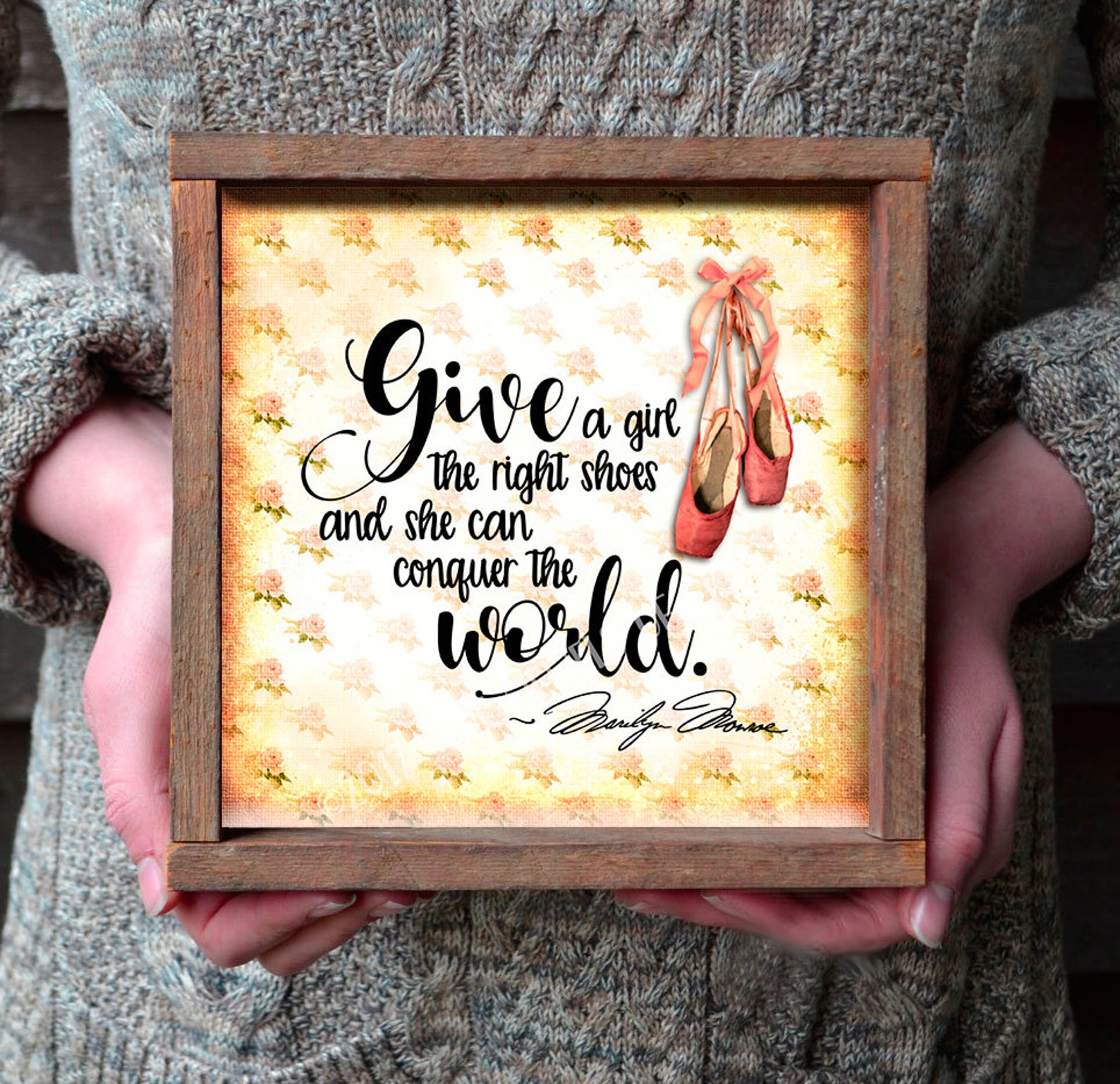 motivational marilyn monroe quote give a girl the right shoes ballet shoes print best graduation gift dance teacher gift art for motivational marilyn monroe quote give a girl the right shoes ballet shoes print best graduation gift dance teacher gift art for
