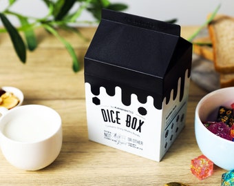 Vanilla Dice-fast: A meme Dice Box to store your dice, dice collection, DND dice, Dungeons and Dragons, Call of Cthulhu, Tabletop RPG