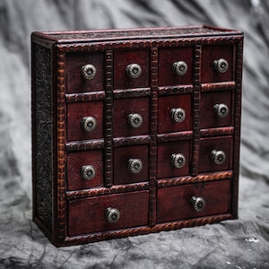 Dice Goblin Library: Wood Storage Case for Dice DND Dice Sets Dice Collection Pathfinder Dice Call of Cthulhu Dice Box Dice Bag Shelf Drawer