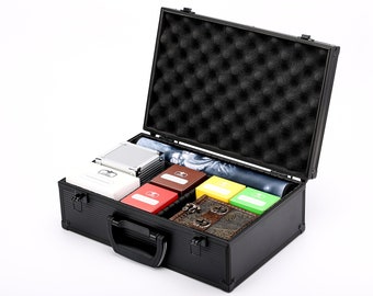 Lockable Storage Case for Trading Cards & Deck Boxes