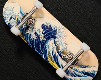 The Great Wave - Japanese Art Fingerboards 98mm x 34mm
