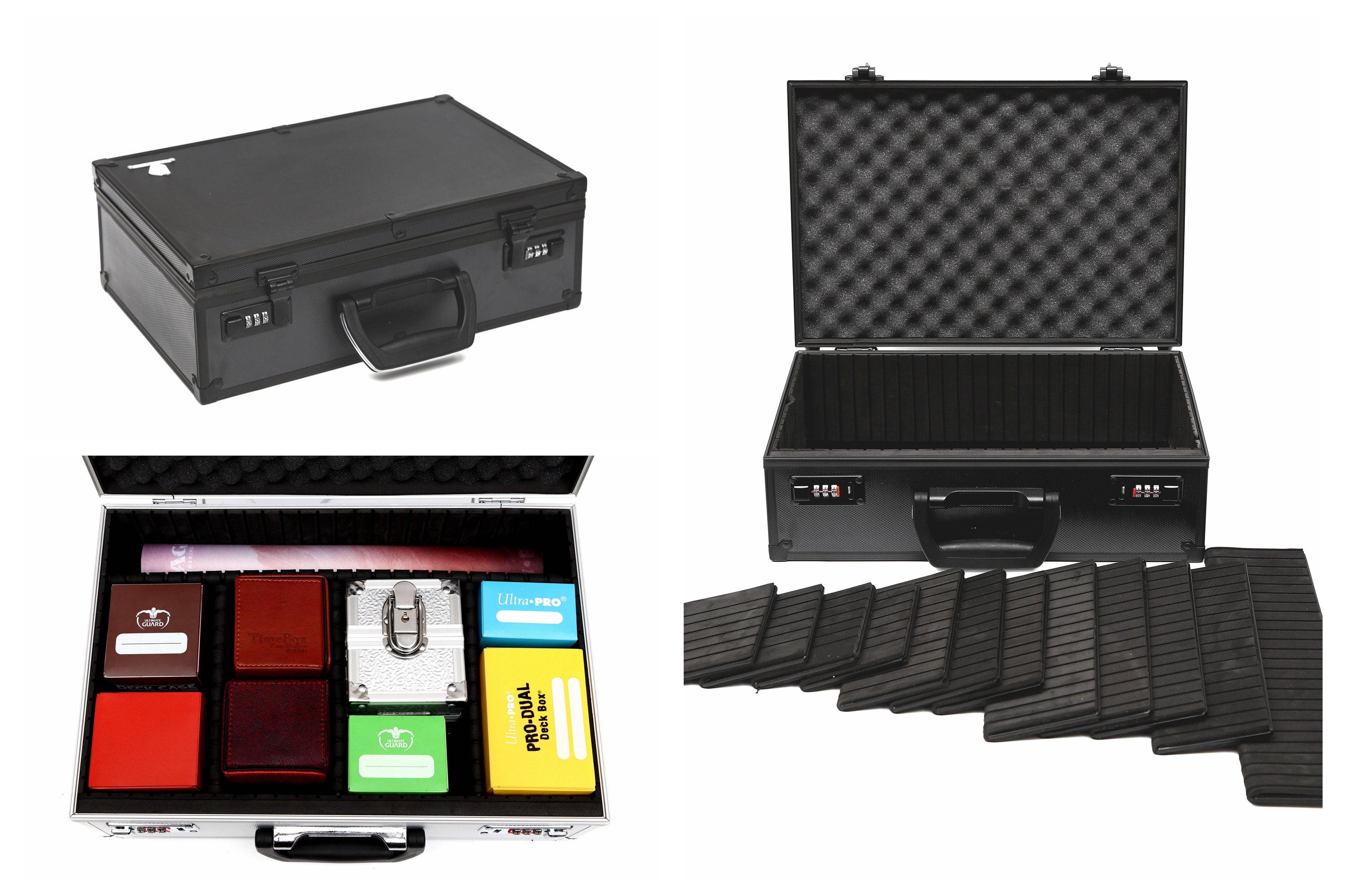 A5 Black Carry Case Trading Card Storage Case Magic the Etsy