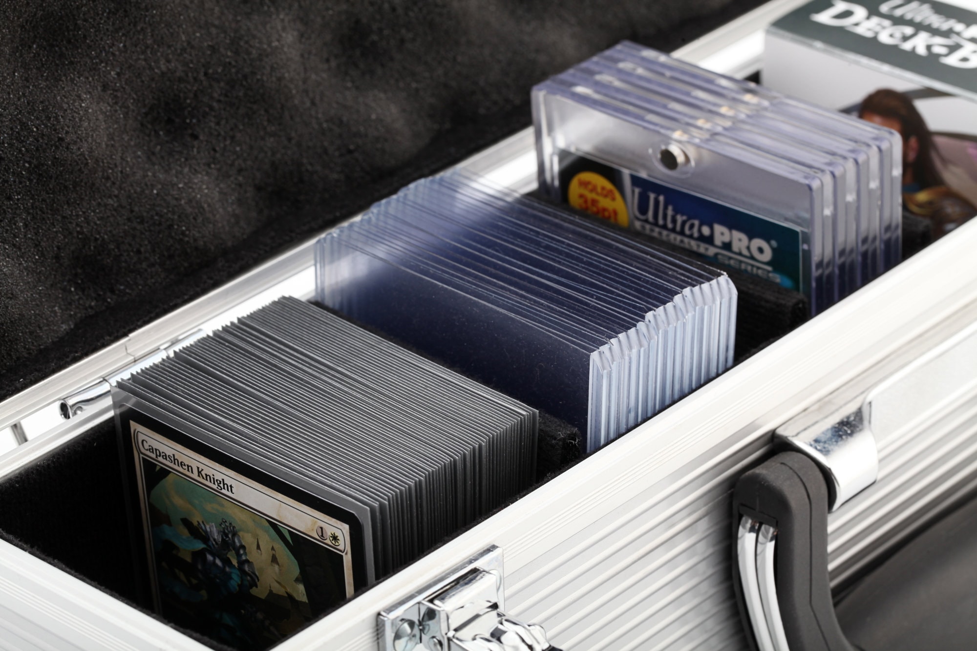 Silver Metal Trading Card Storage Case Magic the Gathering MTG Etsy