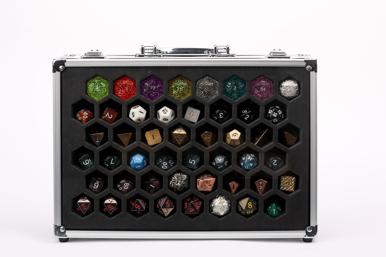 Dice Locker The Dice Library - Display Storage Case for Dice DND Dice Sets Dice ...