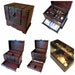 Wooden Case Chest for Collectible Fantasy Coin Dice Counter Card Games Board Games Poker Deck Dungeons and Dragons Wood Box Storage 