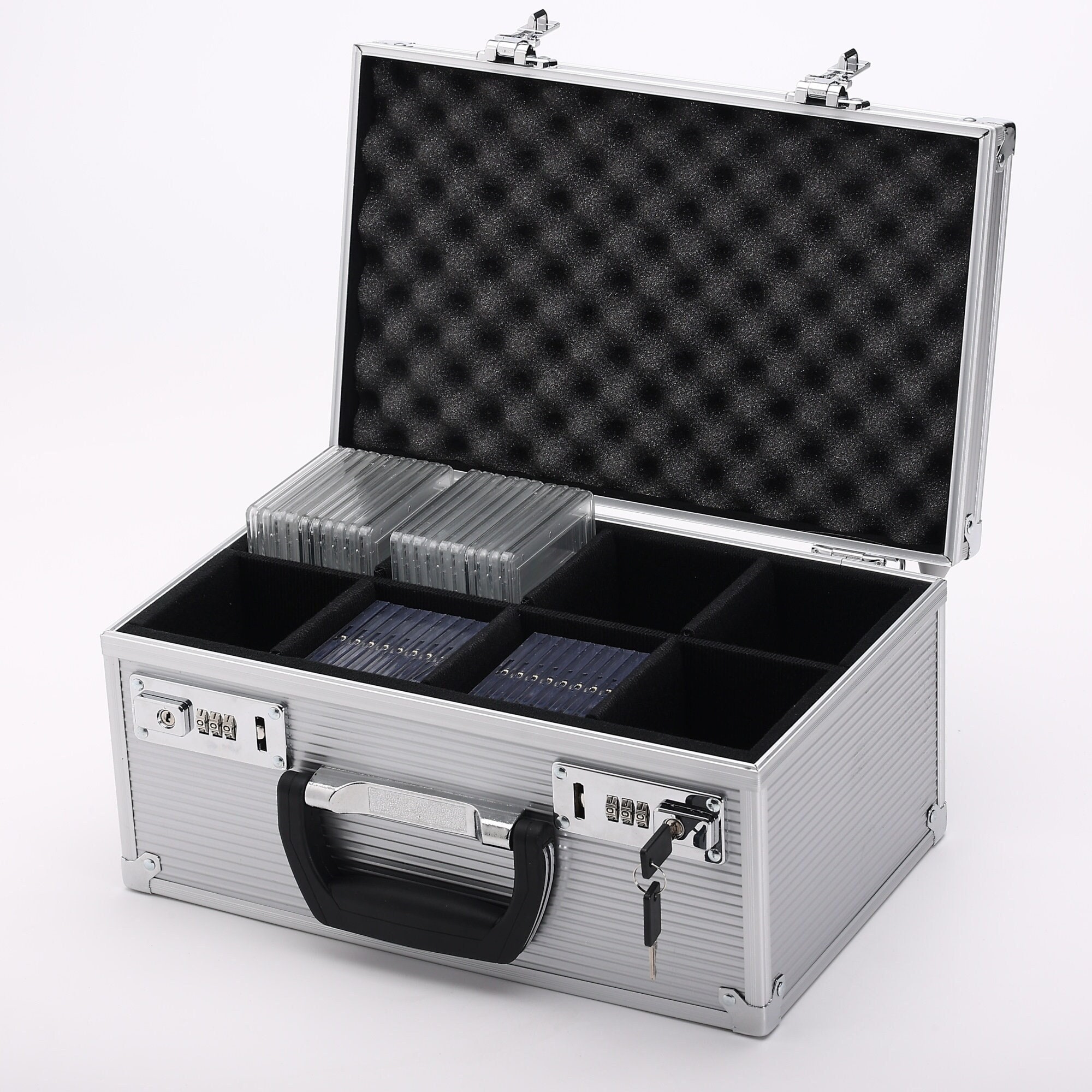 Graded Card Carry Case Trading Card Storage Briefcase for