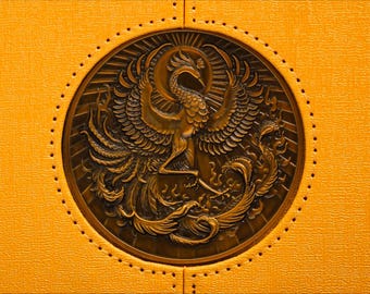 Phoenix Deck Box for 100 Trading Cards Storage with Window Display