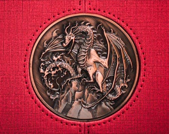 Dragon Deck Box for 100 Trading Cards Storage with Window Display