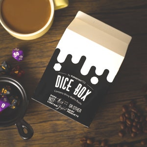 Coffee Dice-fast: een andere dobbelsteendoos om je dobbelstenen, dobbelstenenverzameling, DND-dobbelstenen, Dungeons and Dragons, Call of Cthulhu, Tabletop RPG in op te bergen