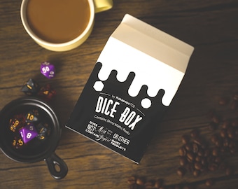 Coffee Dice-fast: A different Dice Box to store your dice, dice collection, DND dice, Dungeons and Dragons, Call of Cthulhu, Tabletop RPG