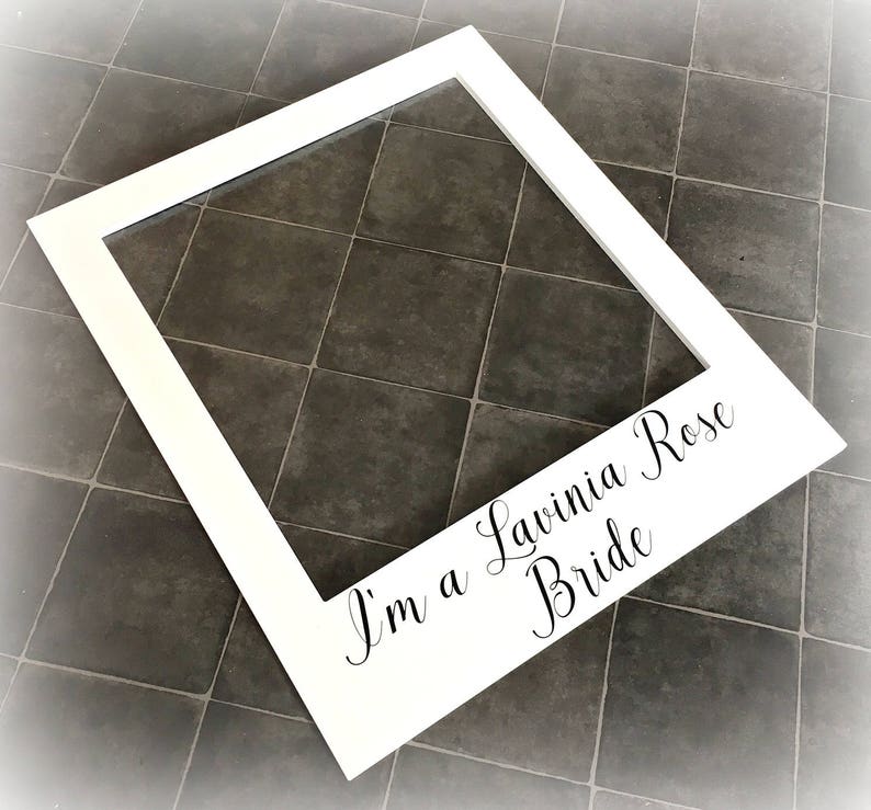 Extra Large Wood Polaroid Frame Photo Booth Frame Wedding Etsy