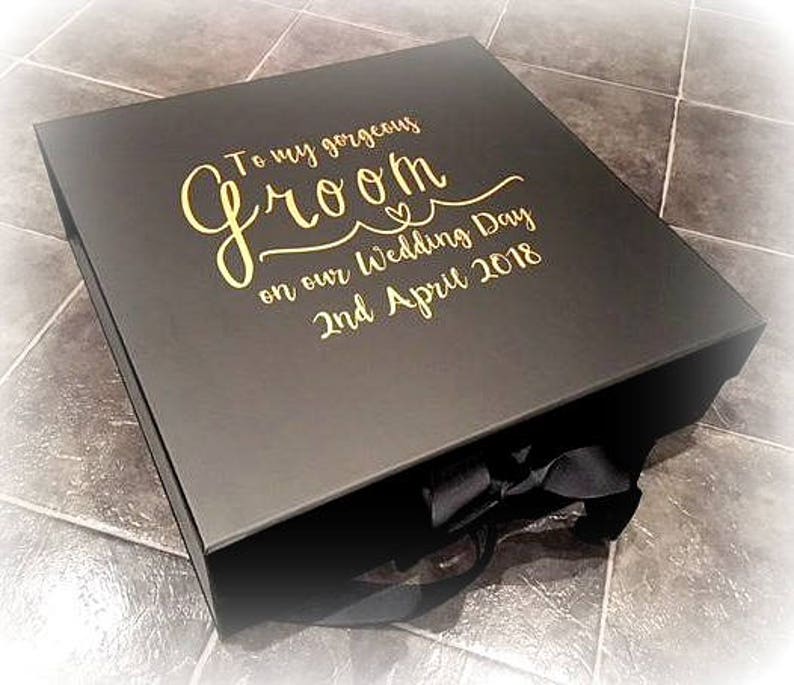 Groom Gift Box for My Groom on Our Wedding Day Etsy