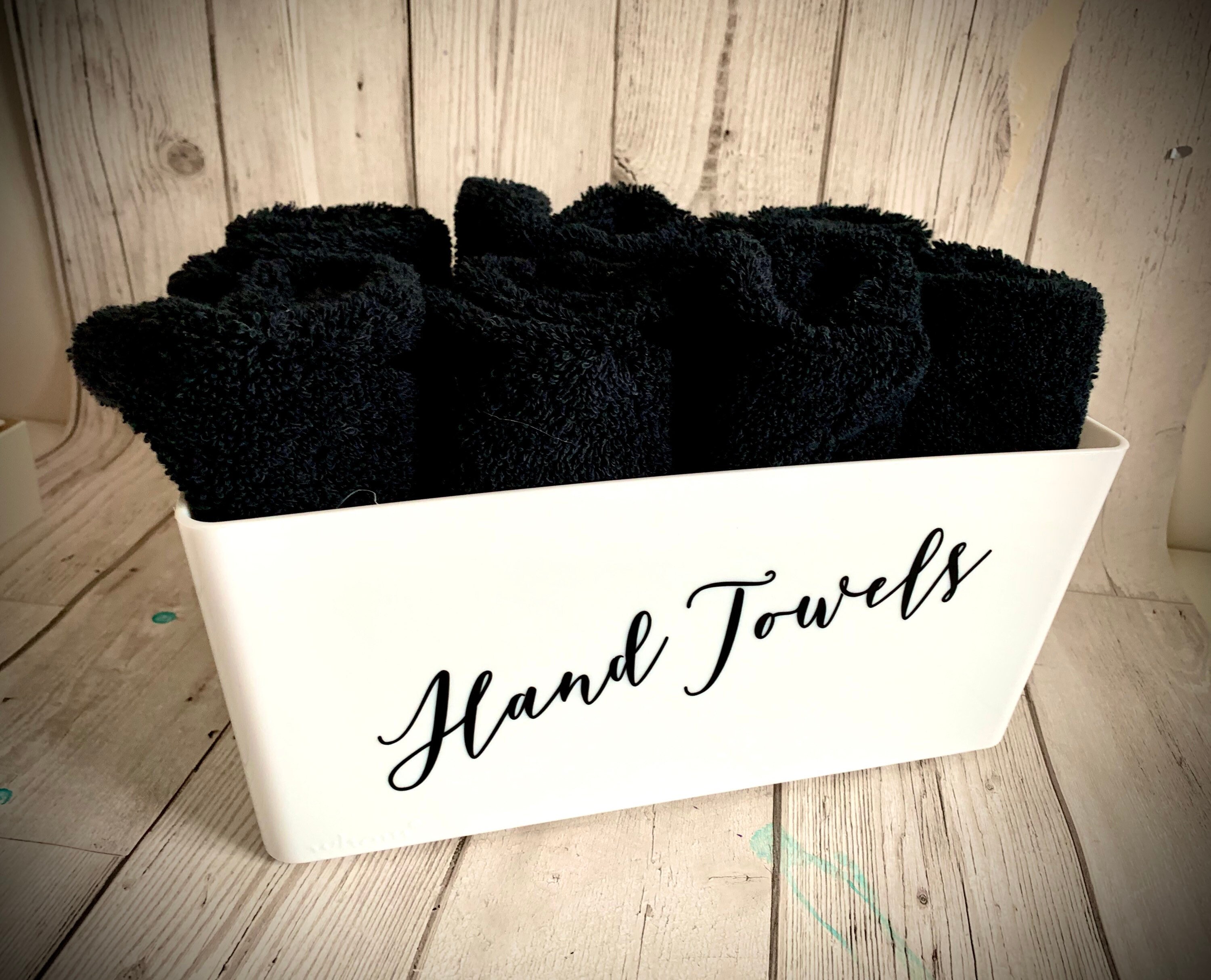 Hand Towel Storage Box Disposable Hand Towel Container Etsy