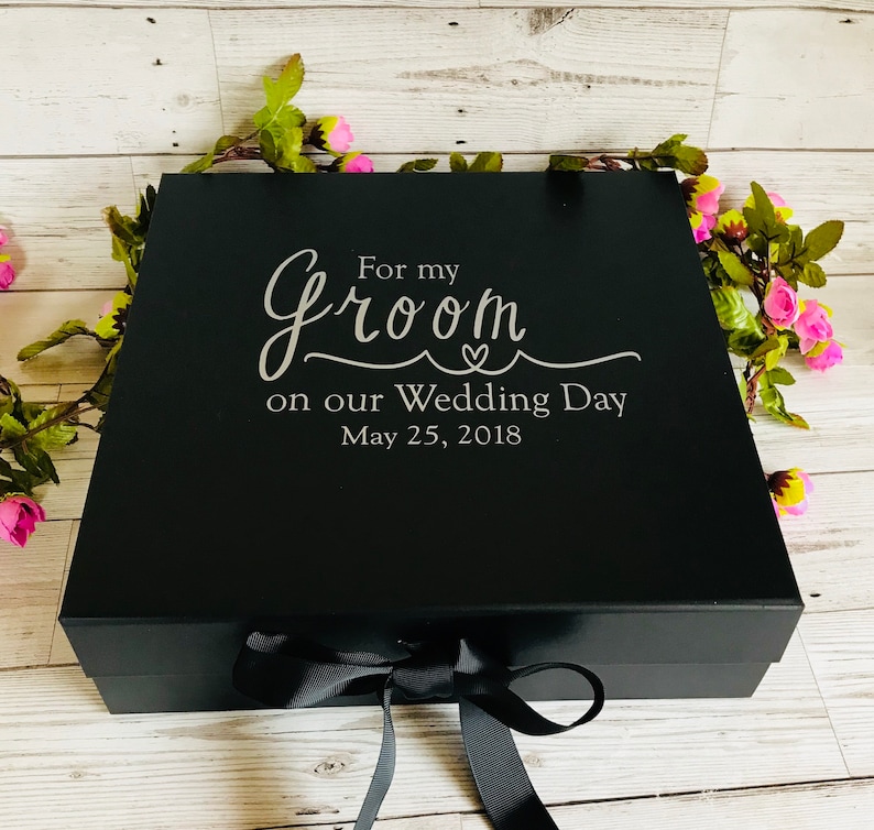 Groom Box for My Groom on Our Wedding Day Groom Etsy UK