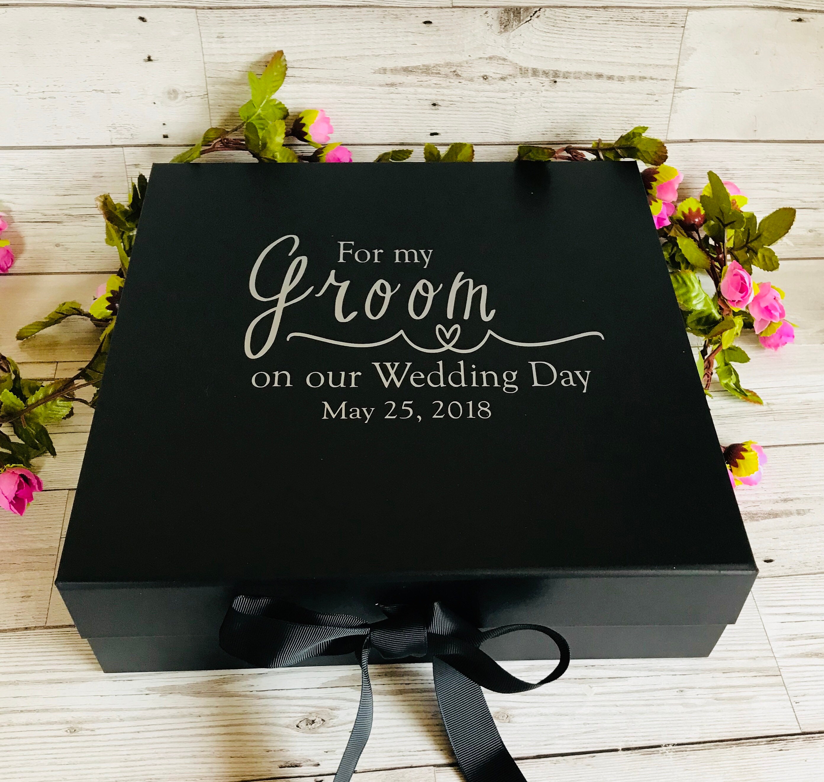 Groom Box for My Groom on Our Wedding Day Groom Etsy UK