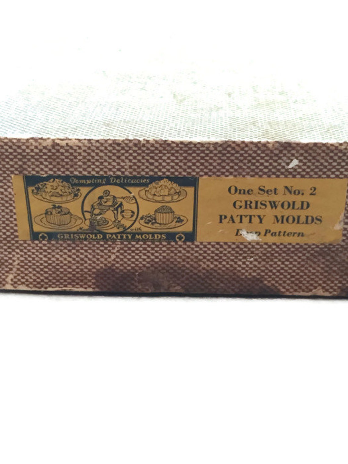 ANTIQUE Cast Iron Molds Griswold Patty Molds Set 2 Deep Etsy