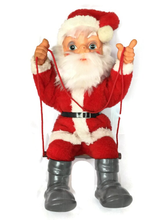 creepy santa doll