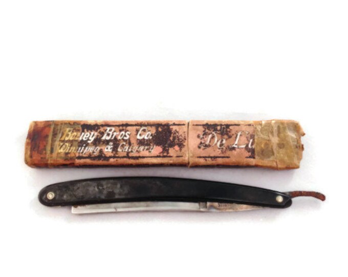 Marshall Wells Zenith Cutlery Straight Razor Germany, With Original Box ...