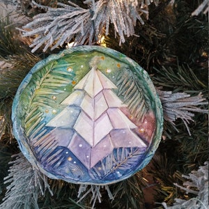 Clay hand Painted Christmas Ornaments