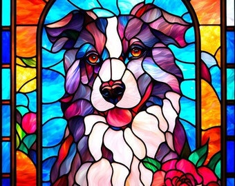 Border Collie Print, Dog Art Print, Border Collies, Pet Portraits, Dog Artwork, Dog Mom Gifts, Dad Dad Gifts, Border Collie Mom