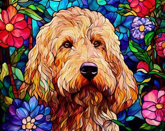 Golden Doodle Prints, Goldendoodles, Golden Doodle Art, Goldendoodle Art,  Poodle Art, Golden Retrievers, Dog Art, Dog Portraits, Dog Lover