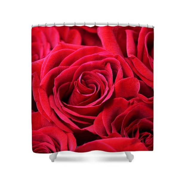 Roses Shower Curtain Etsy