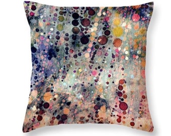 Abstract Pillows, Modern Pillows, Colorful Pillows, Pillow Cover 20x20, Abstract Cushions, Contemporary Pillow, 18x18 Pillows, Purple Pillow