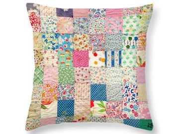 patchwork throw pillows