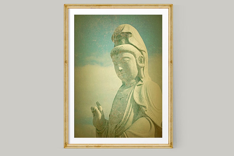 Buddha Wall Art Print Buddhist Large Fine Photography Poster Zen Decor Buddhism